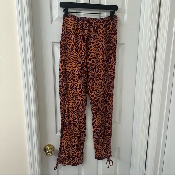 Sundance Pants Boho Colorful Casual Tie Waist Vacation Floral Hippie Size Small - Picture 4 of 6